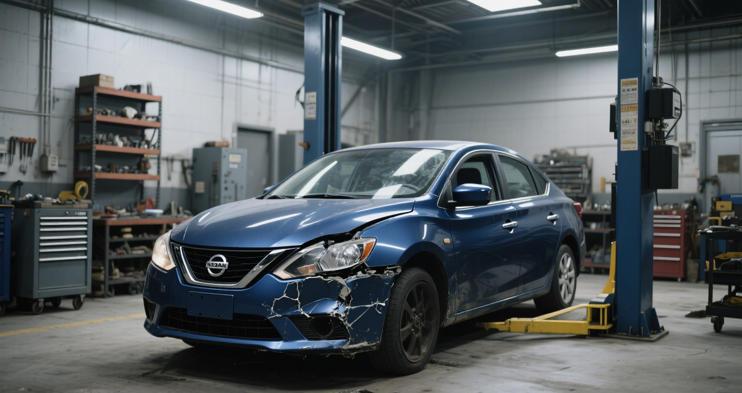 Nissan Sentra Collision Repair | iDeal Auto Body Sunset Park Damaged Vehicle Restoration